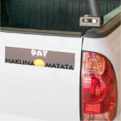 Hakuna Matata Bumpersticker (Op Truck)