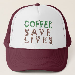 Hakuna Matata Coffee redt levens Trucker Pet