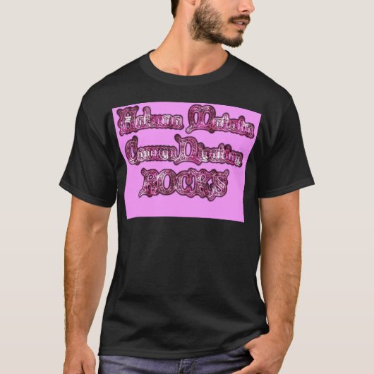 Hakuna Matata Communicatie ROCKS Kunstprint T-shirt (Voorkant)