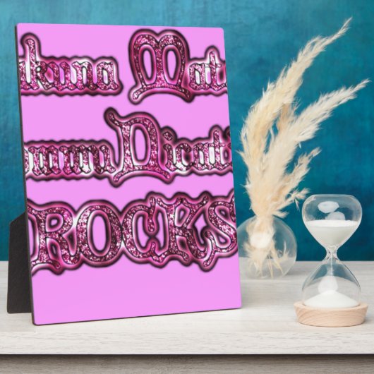 Hakuna Matata Communication ROCKS Kunstdruk Fotoplaat (Zijkant)