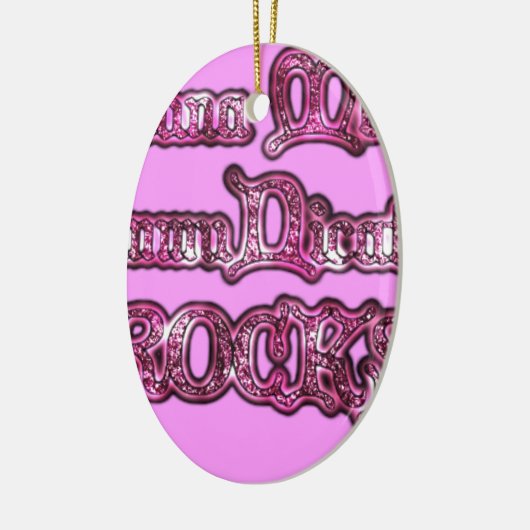 Hakuna Matata Communication ROCKS Kunstdruk Keramisch Ornament (Links)