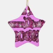 Hakuna Matata Communication ROCKS Kunstdruk Keramisch Ornament (Rechts)