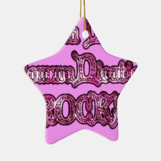 Hakuna Matata Communication ROCKS Kunstdruk Keramisch Ornament (Rechts)