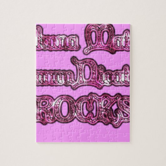 Hakuna Matata Communication ROCKS Kunstdruk Legpuzzel (Verticaal)