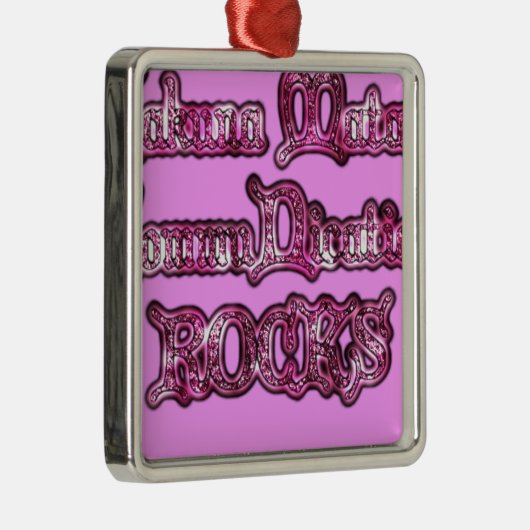 Hakuna Matata Communication ROCKS Kunstdruk Metalen Ornament (Rechts)