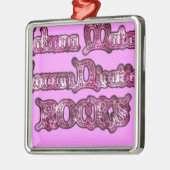 Hakuna Matata Communication ROCKS Kunstdruk Metalen Ornament (Links)