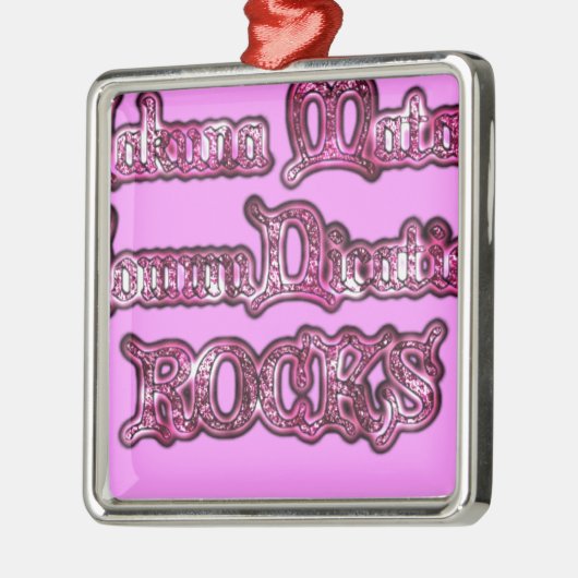 Hakuna Matata Communication ROCKS Kunstdruk Metalen Ornament (Links)