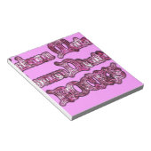 Hakuna Matata Communication ROCKS Kunstdruk Notitieblok (Schuin)