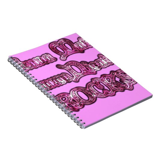 Hakuna Matata Communication ROCKS Kunstdruk Notitieboek (Rechterzijde)