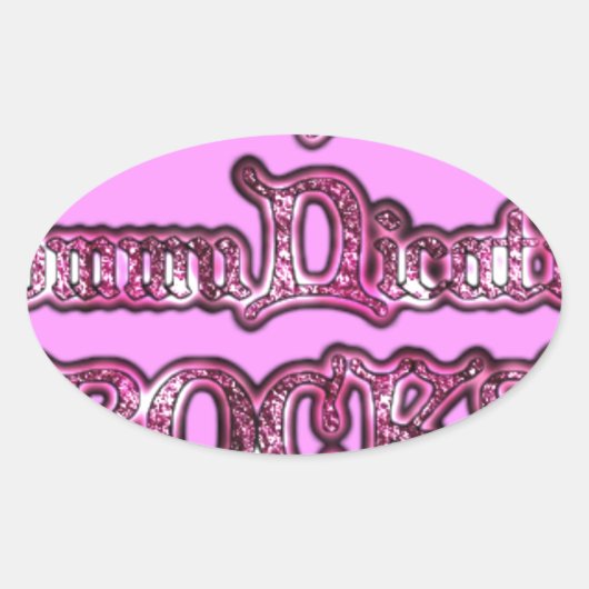 Hakuna Matata Communication ROCKS Kunstdruk Ovale Sticker (Voorkant)