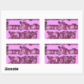 Hakuna Matata Communication ROCKS Kunstdruk Rechthoekige Sticker (Vel)