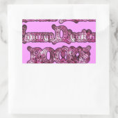 Hakuna Matata Communication ROCKS Kunstdruk Rechthoekige Sticker (Tas)