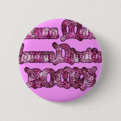 Hakuna Matata Communication ROCKS Kunstdruk Ronde Button 5,7 Cm (Voorkant)