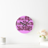 Hakuna Matata Communication ROCKS Kunstdruk Ronde Klok (Huis)