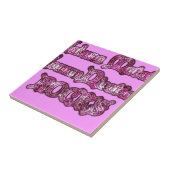 Hakuna Matata Communication ROCKS Kunstdruk Tegeltje (Zijkant)