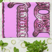 Hakuna Matata Communication ROCKS Kunstdruk Theedoek (Gevouwen)