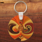 Hakuna Matata Cool Retro bloemen design.jp Sleutelhanger (Voorkant)