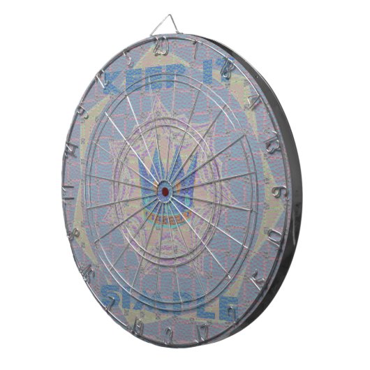 Hakuna matata dartbord (Voorkant Rechts)