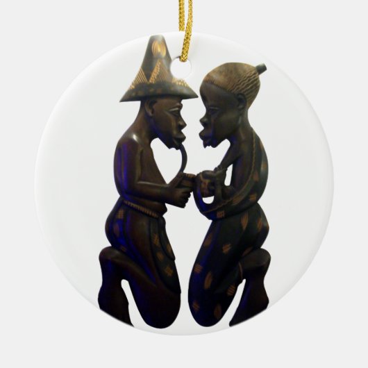 Hakuna Matata De leuke Oude School is de beste Keramisch Ornament (Voorkant)