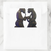 Hakuna Matata De leuke Oude School is de beste Rechthoekige Sticker (Tas)