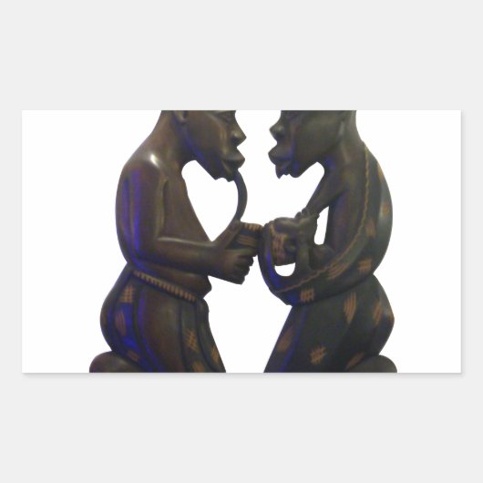 Hakuna Matata De leuke Oude School is de beste Rechthoekige Sticker (Voorkant)