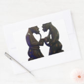 Hakuna Matata De leuke Oude School is de beste Rechthoekige Sticker (Envelop)