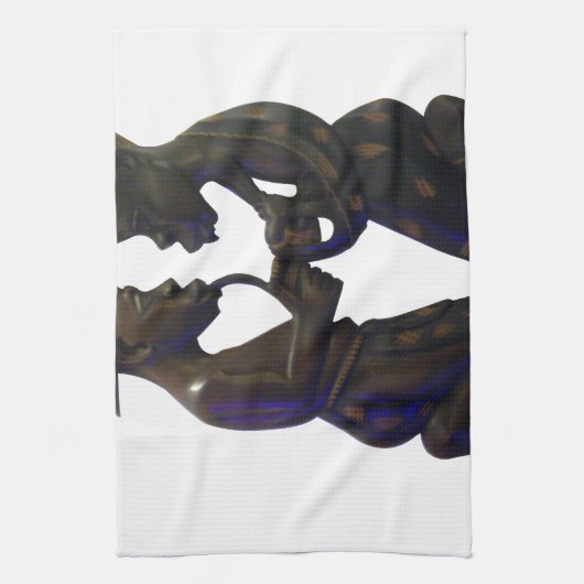 Hakuna Matata De leuke Oude School is de beste Theedoek (Verticaal)