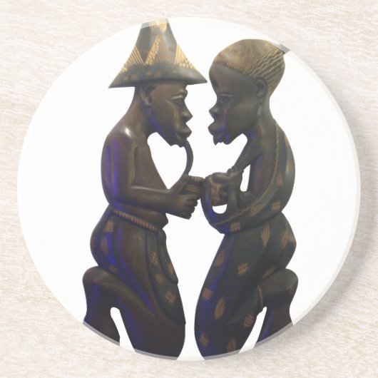 Hakuna Matata De leuke Oude School is de beste Zandsteen Onderzetter (Voorkant)