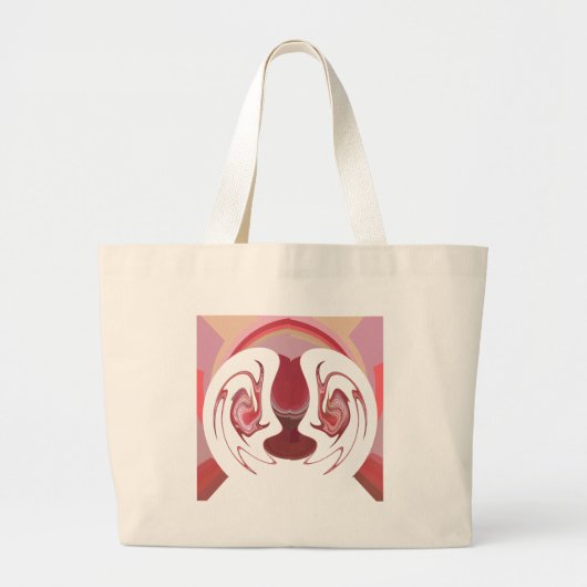 Hakuna matata design grote tote bag (Voorkant)