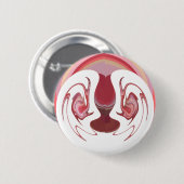 Hakuna matata design ronde button 5,7 cm (Voorkant /achterkant)