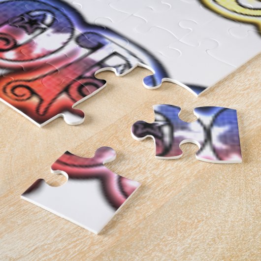 Hakuna Matata Europa Kunstprint/Grafiek Legpuzzel (Zijkant)