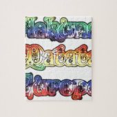 Hakuna Matata Europa Kunstprint/Grafiek Legpuzzel (Verticaal)