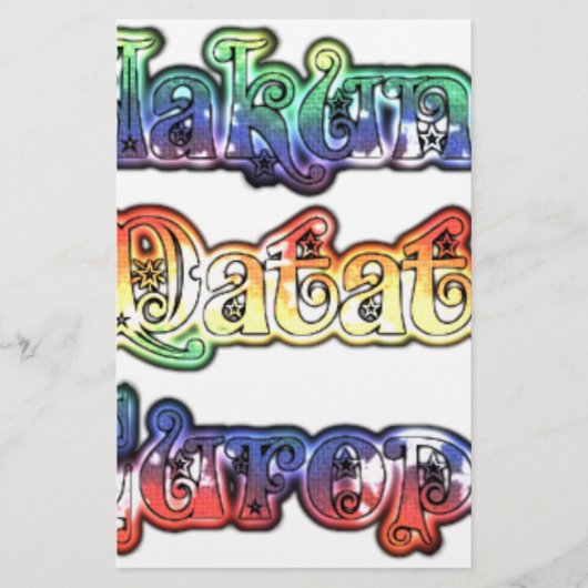 Hakuna Matata Europe Art Print/Graphic (Voorkant)