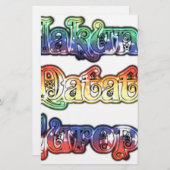 Hakuna Matata Europe Art Print/Graphic (Voorkant / Achterkant)