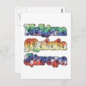 Hakuna Matata Europe Art Print/Graphic Briefkaart (Voorkant / Achterkant)