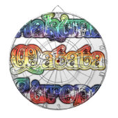 Hakuna Matata Europe Art Print/Graphic Dartbord (Voorkant)