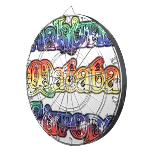 Hakuna Matata Europe Art Print/Graphic Dartbord (Voorkant Rechts)