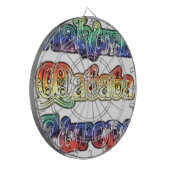 Hakuna Matata Europe Art Print/Graphic Dartbord (Voorkant Links)