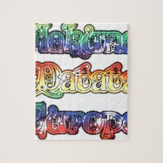 Hakuna Matata Europe Art Print/Graphic Legpuzzel (Verticaal)