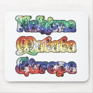 Hakuna Matata Europe Art Print/Graphic Muismat