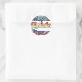 Hakuna Matata Europe Art Print/Graphic Ronde Sticker (Tas)