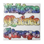 Hakuna Matata Europe Art Print/Graphic Tegeltje (Voorkant)
