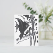 Hakuna Matata Fish Art Print Briefkaart (Staand voorkant)