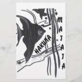 Hakuna Matata Fish Art Print Briefpapier (Voorkant)