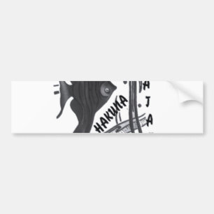 Hakuna Matata Fish Art Print Bumpersticker