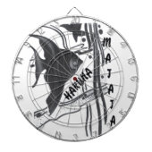 Hakuna Matata Fish Art Print Dartbord (Voorkant)