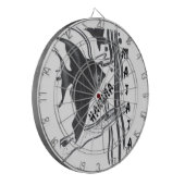 Hakuna Matata Fish Art Print Dartbord (Voorkant Links)