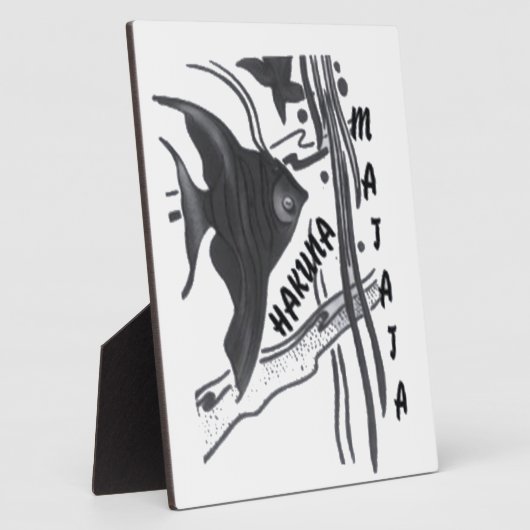 Hakuna Matata Fish Art Print Fotoplaat (Zijkant)