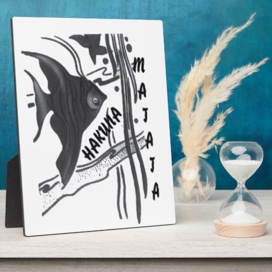 Hakuna Matata Fish Art Print Fotoplaat (Zijkant)