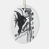 Hakuna Matata Fish Art Print Keramisch Ornament (Rechts)
